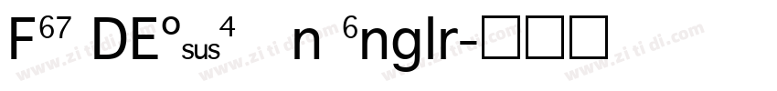 FSP DEMO   n Snglr字体转换